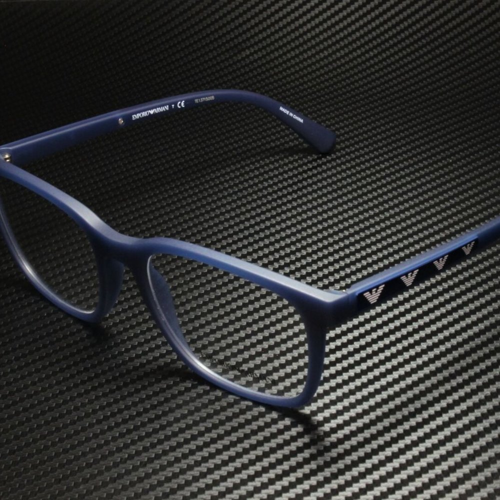 Emporio Armani Men's Matte Blue Eyeglasses!
